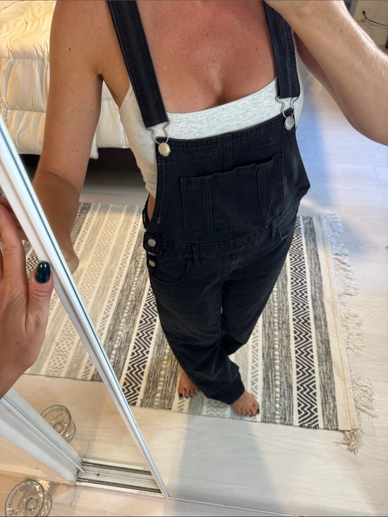 Denim - Black Women's Denim Overalls - Classic Bib Jumpsuit